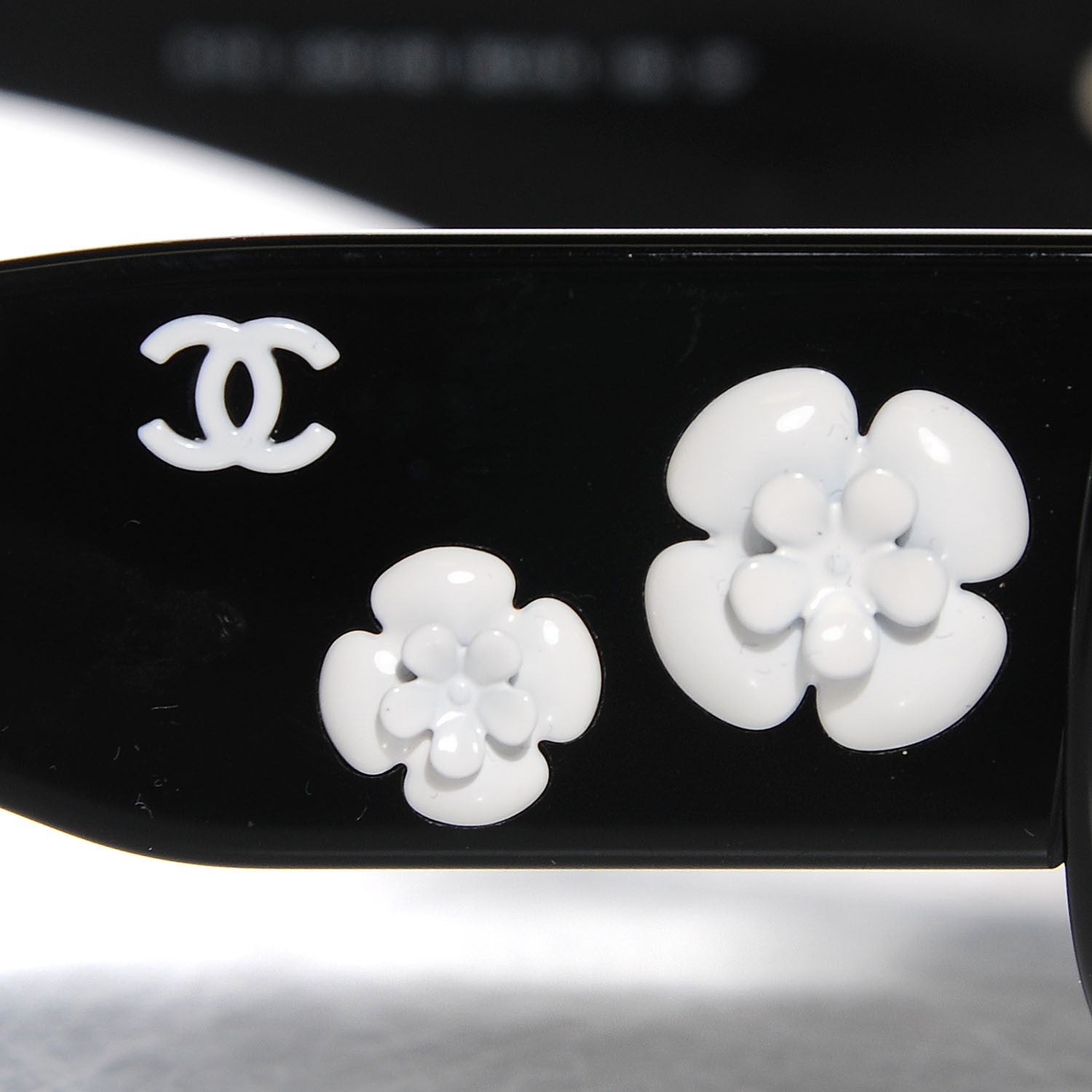 Chanel Camellia CC Sunglasses 5113 Black 5 of 7