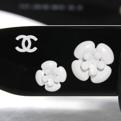 Chanel Camellia CC Sunglasses 5113 Black 5 of 7