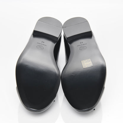 Chanel Patent CC Cap Toe Ballerina Flats 42 Black 5 of 9