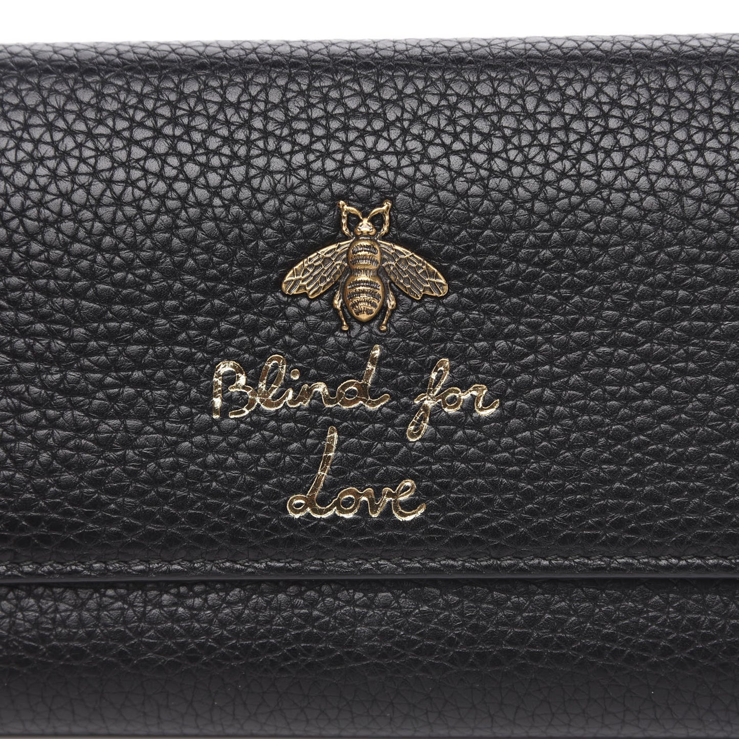 Calfskin Animalier Continental Wallet Black