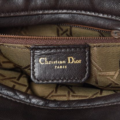 Christian Dior Lambskin Cannage Medium Lady Dior Dark Brown 6 of 8