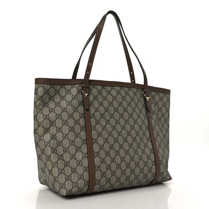 Gucci GG Supreme Monogram Medium Nice Tote Brown 3 of 10