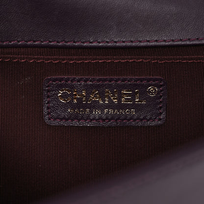 Chanel Lambskin Quilted Medium Boy Flap Purple 6 of 10