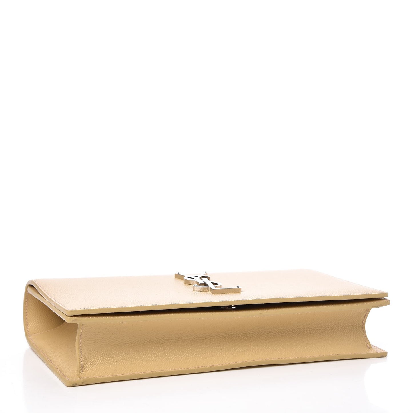 Grain De Poudre Classic Kate Monogram Clutch Nude Powder