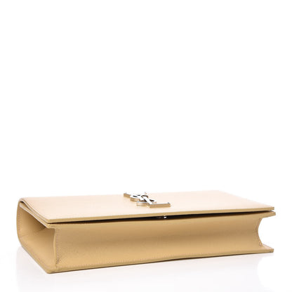 Saint Laurent Grain De Poudre Classic Kate Monogram Clutch Nude Powder 4 of 8