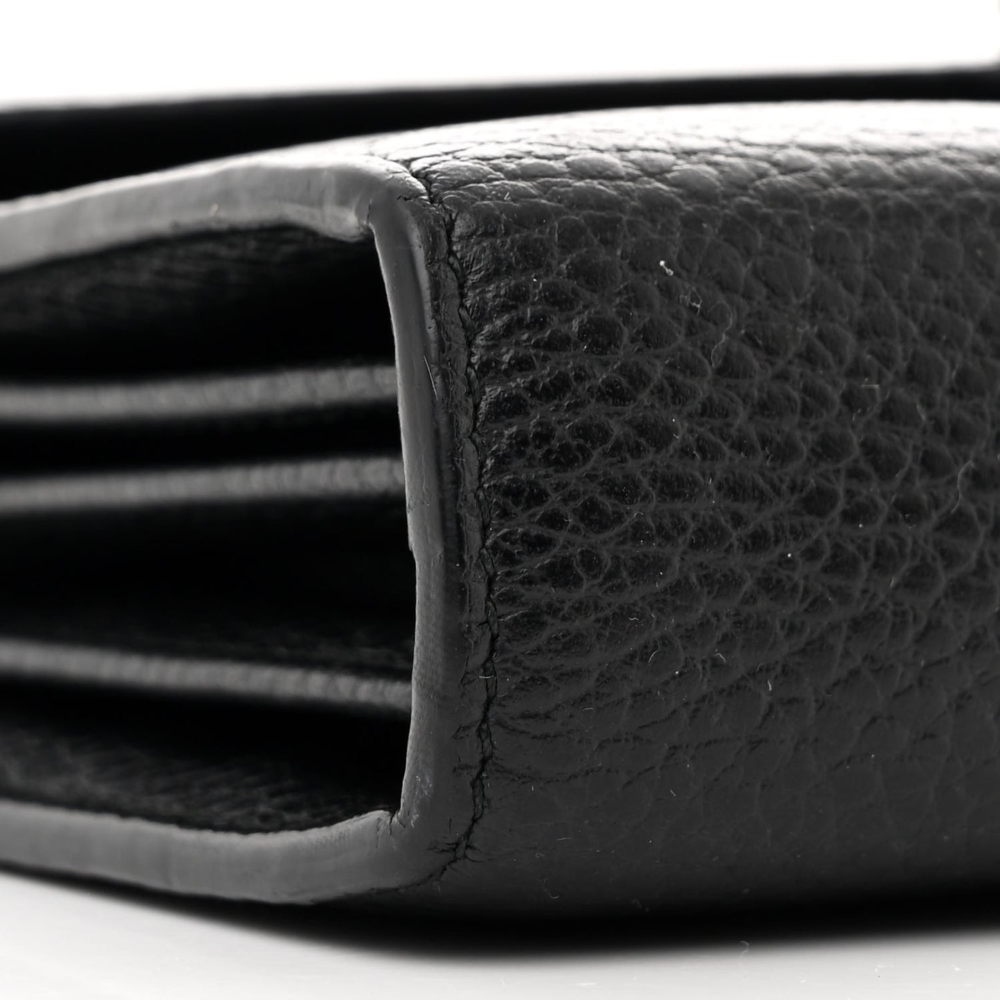 Calfskin Mini Dionysus Chain Wallet Black