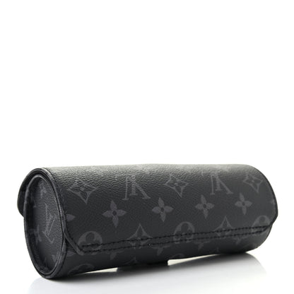 Louis Vuitton Monogram Eclipse 3 Watch Travel Case 6 of 18