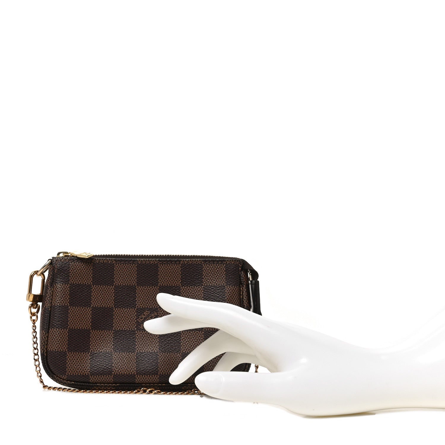 Louis Vuitton Damier Ebene Mini Pochette Accessories 2 of 10