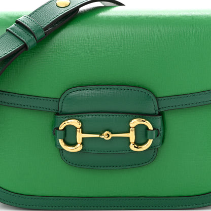 Gucci Azalea Calfskin Horsebit 1955 Shoulder Bag New Shamarock Emerald 8 of 10