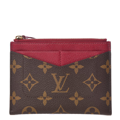 Louis Vuitton Monogram Zipped Card Holder Fuchsia 1 of 7