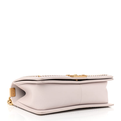 Chanel Caviar Quilted Chain Around Medium Boy Flap Light Purple 4 of 11