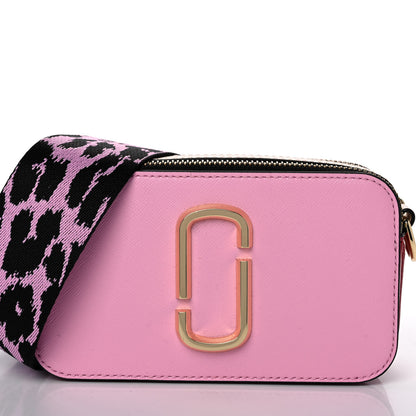 Marc Jacobs Saffiano Small Snapshot Camera Bag Pink Multicolor 9 of 11