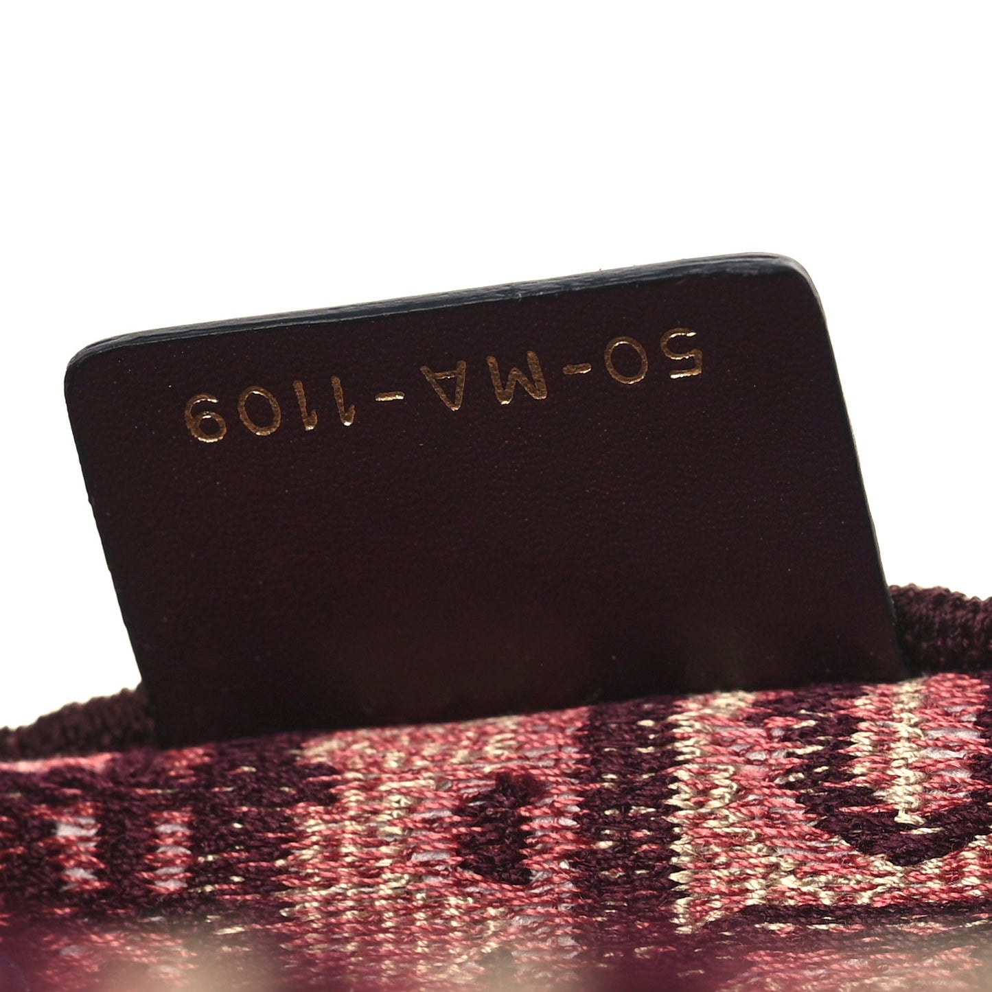 Oblique Medium Book Tote Burgundy Multicolor