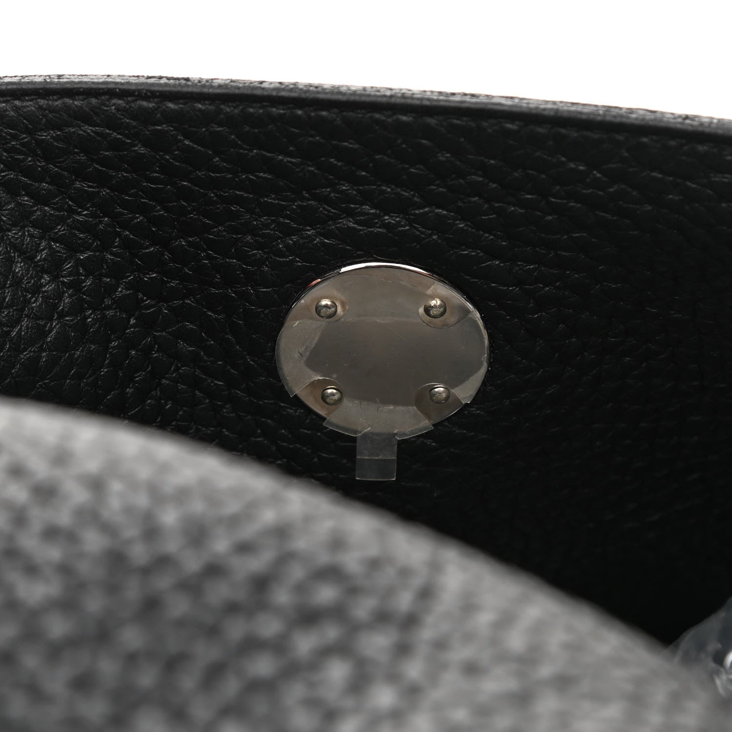 Hermes Taurillon Clemence Lindy 26 Black 9 of 9