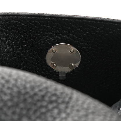 Hermes Taurillon Clemence Lindy 26 Black 9 of 9