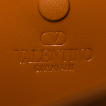 Valentino Garavani Smooth Calfskin Canvas 9to5 Shoulder Bag Natural Golden 6 of 14