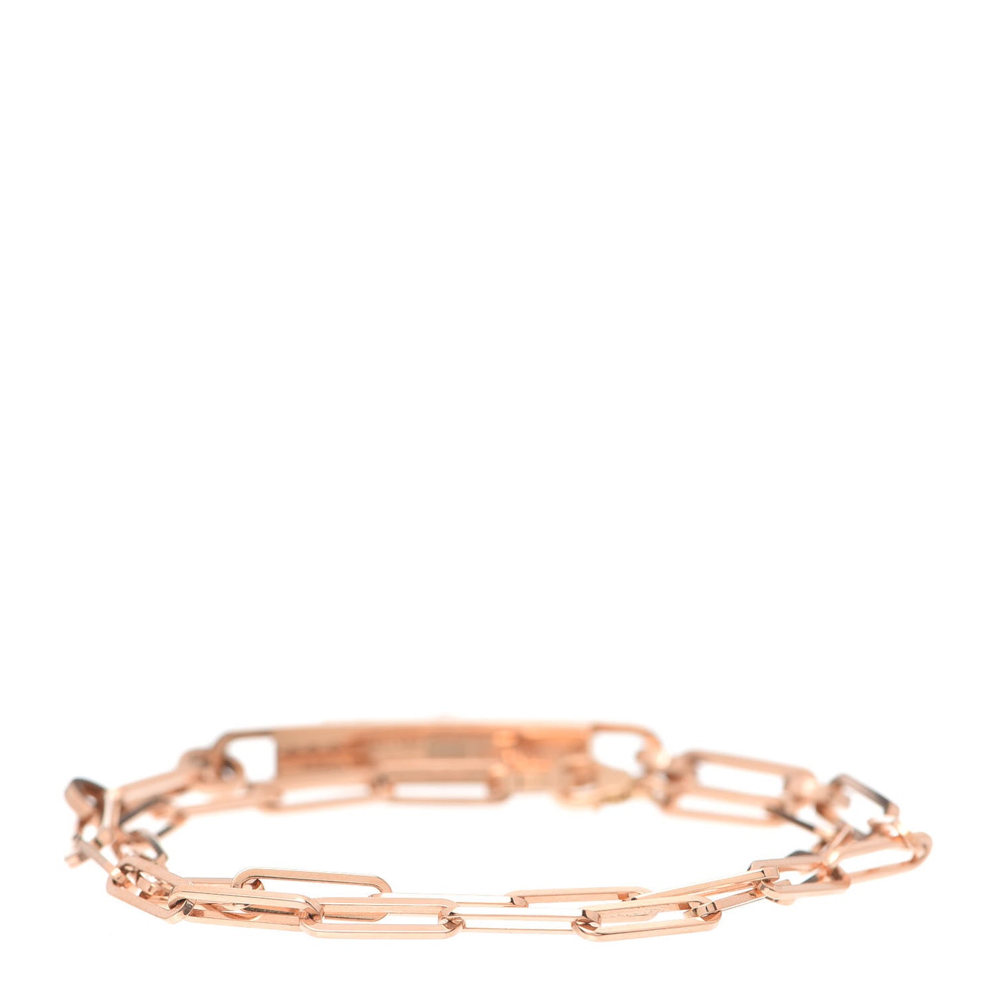 18K Rose Gold Diamond Pave Kelly Chaine Choker Necklace