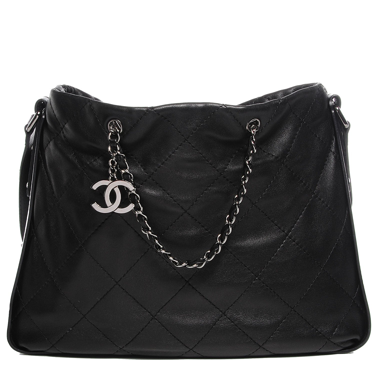 Chanel Lambskin Ultimate Soft Hobo Black 1 of 7