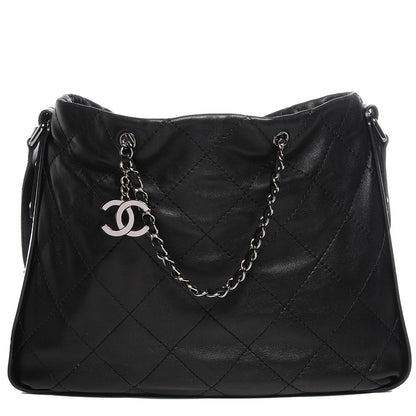 Chanel Lambskin Ultimate Soft Hobo Black 1 of 7