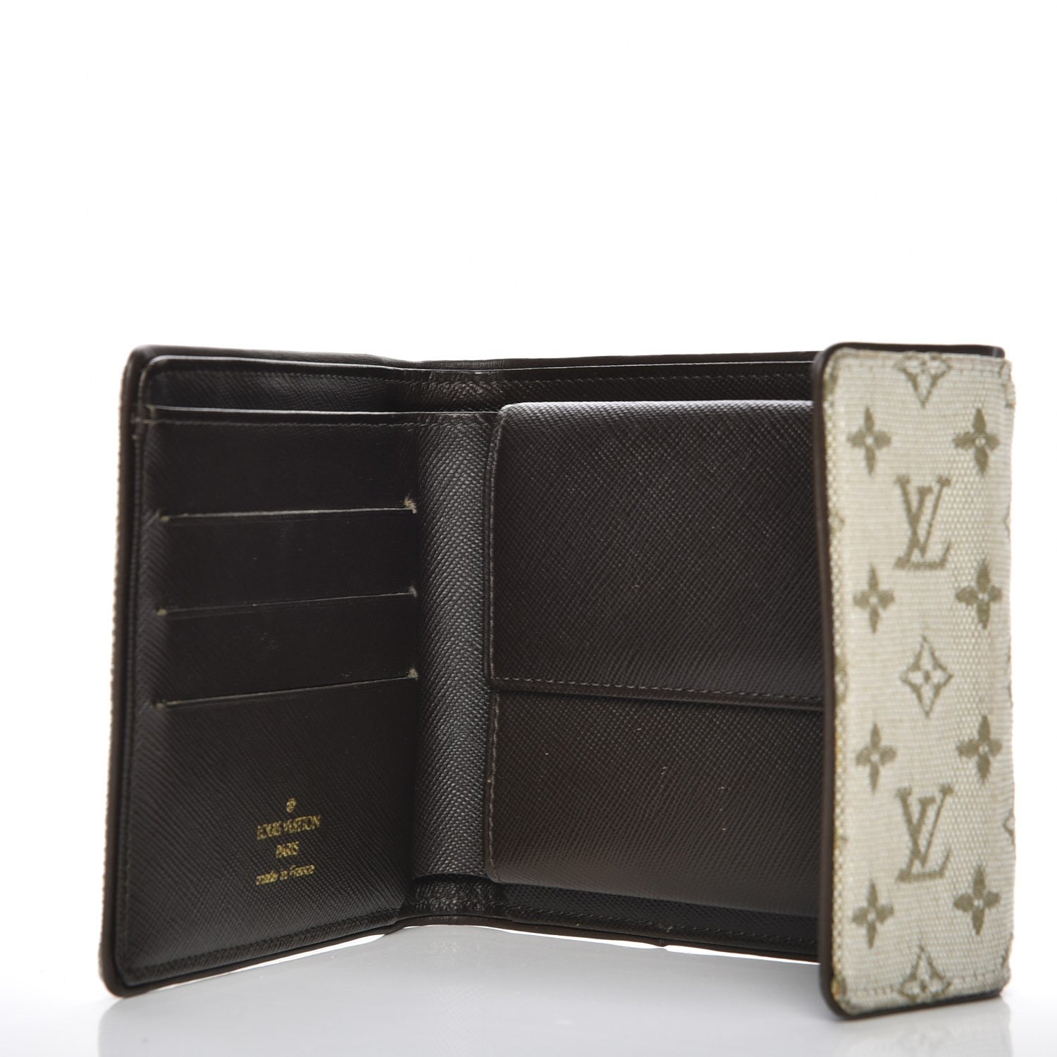Louis Vuitton Mini Monogram Compact Wallet Kaki 5 of 7
