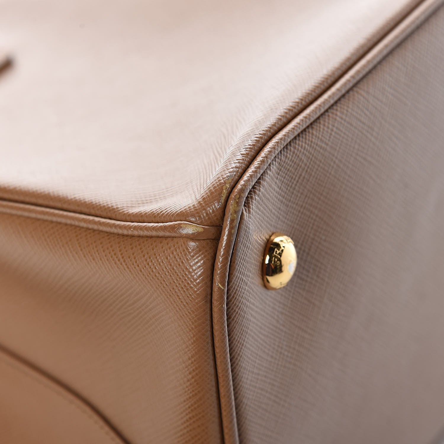 Prada Saffiano Lux Medium Tote Caramel 13 of 13