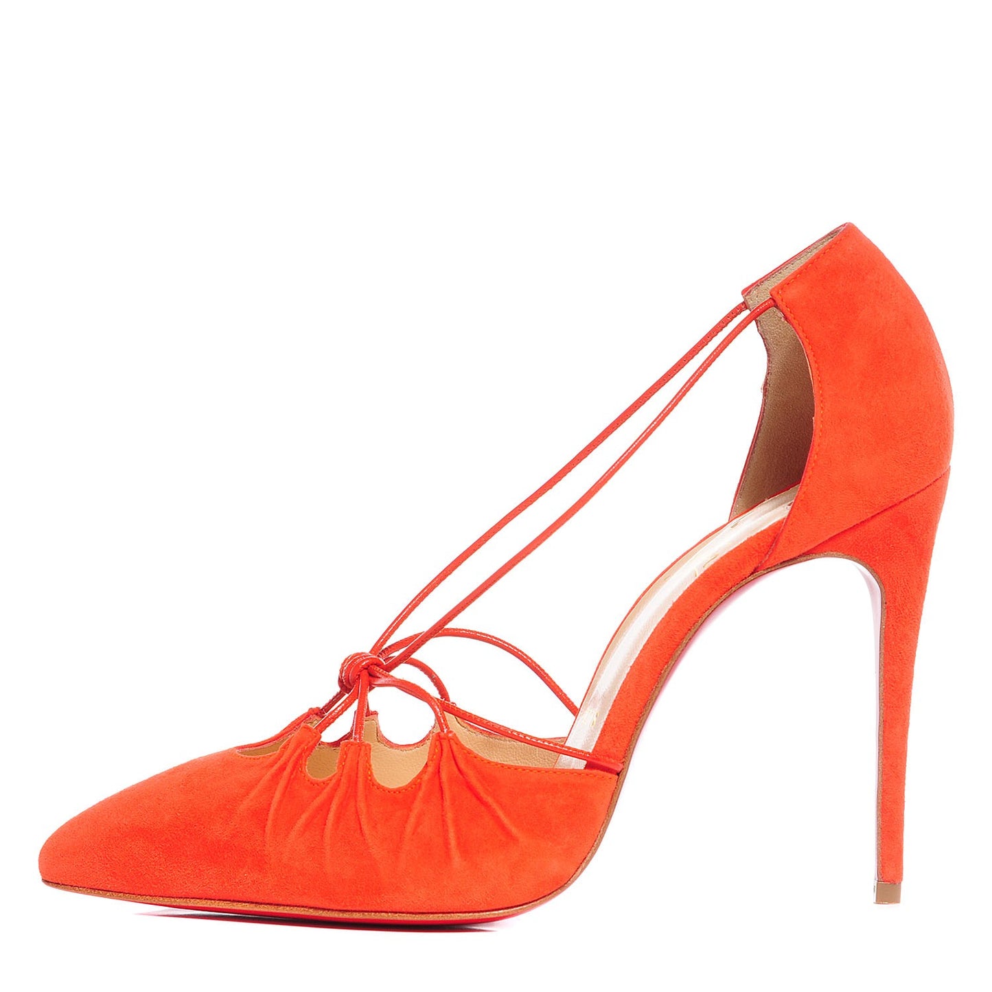 Suede Riri 100 Pumps 36.5 Orange