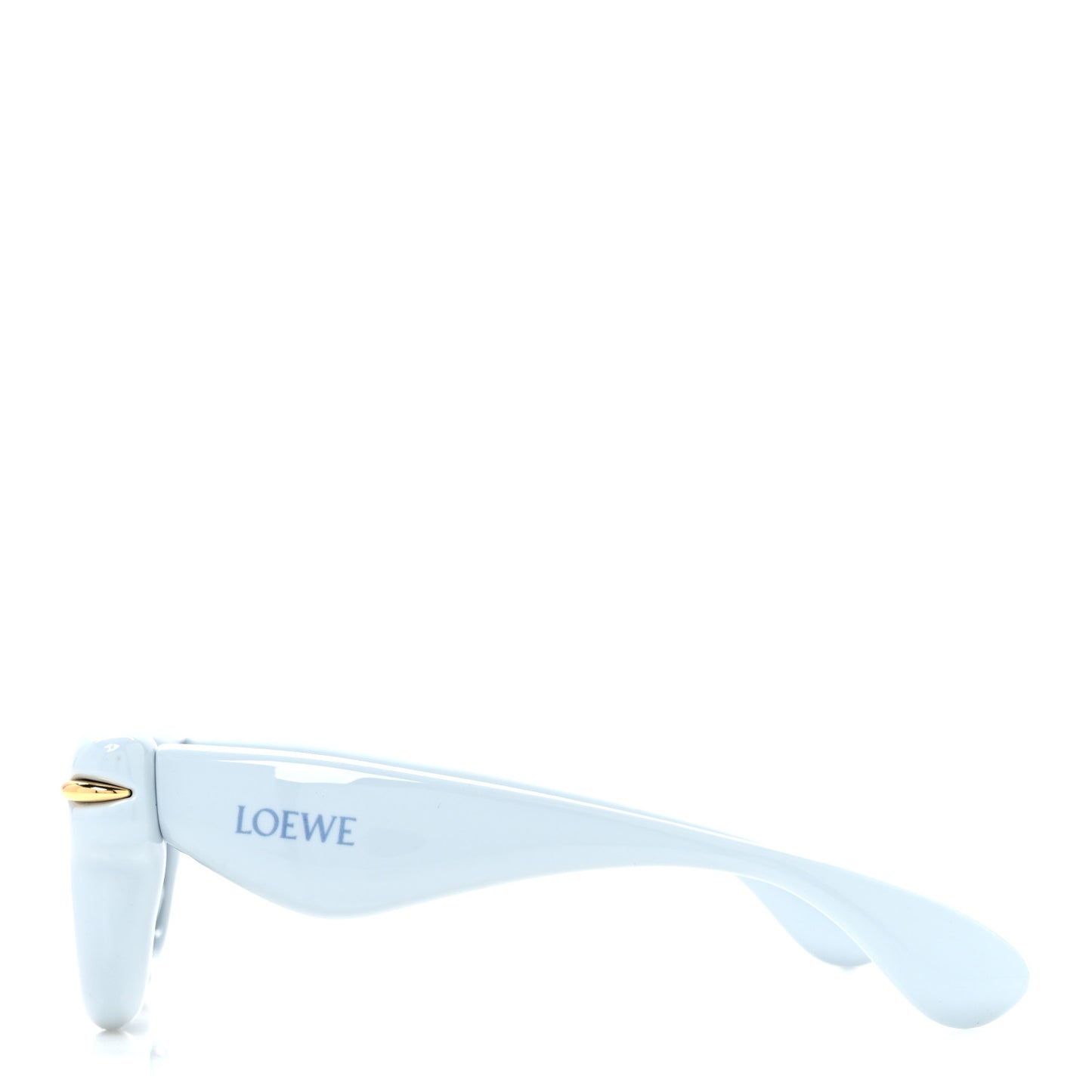 Acetate Inflated Round Sunglasses LW40118I Light Blue
