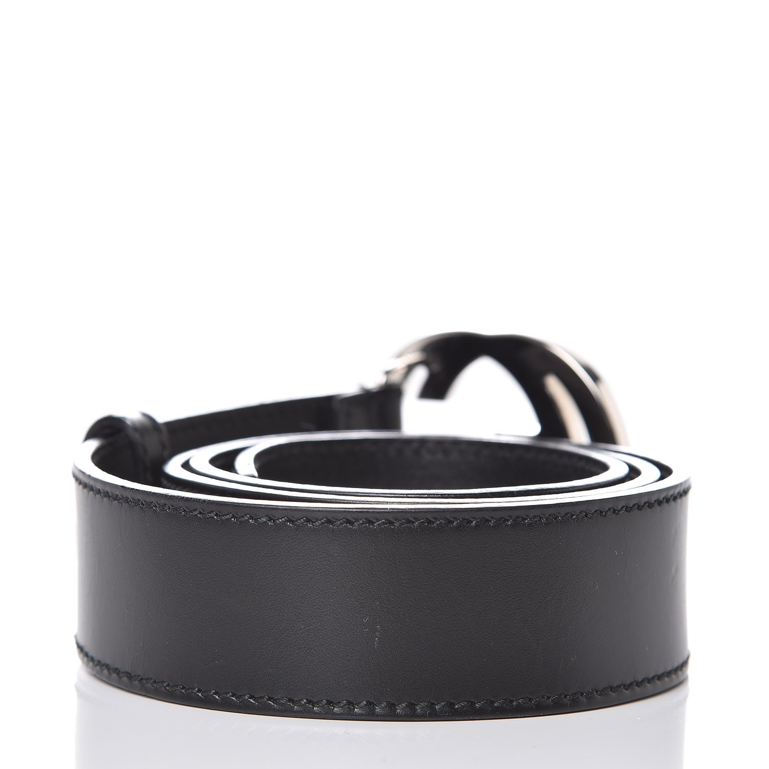 Gucci Calfskin Interlocking G 40mm Belt 90 36 Black 3 of 7