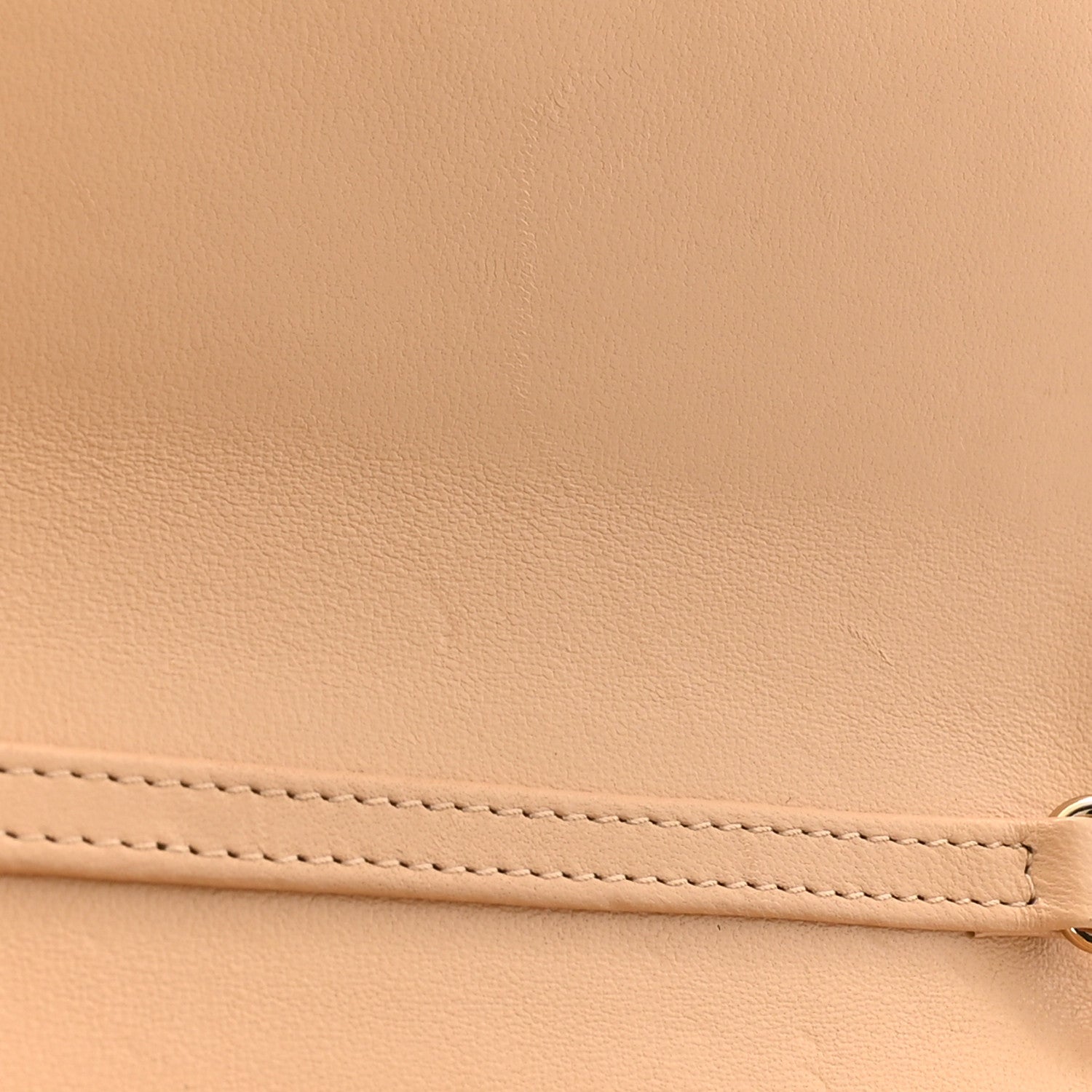 Chanel Lambskin Quilted Phone Holder Wallet on Removable Chain Beige 13 of 14