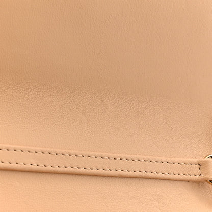 Chanel Lambskin Quilted Phone Holder Wallet on Removable Chain Beige 13 of 14