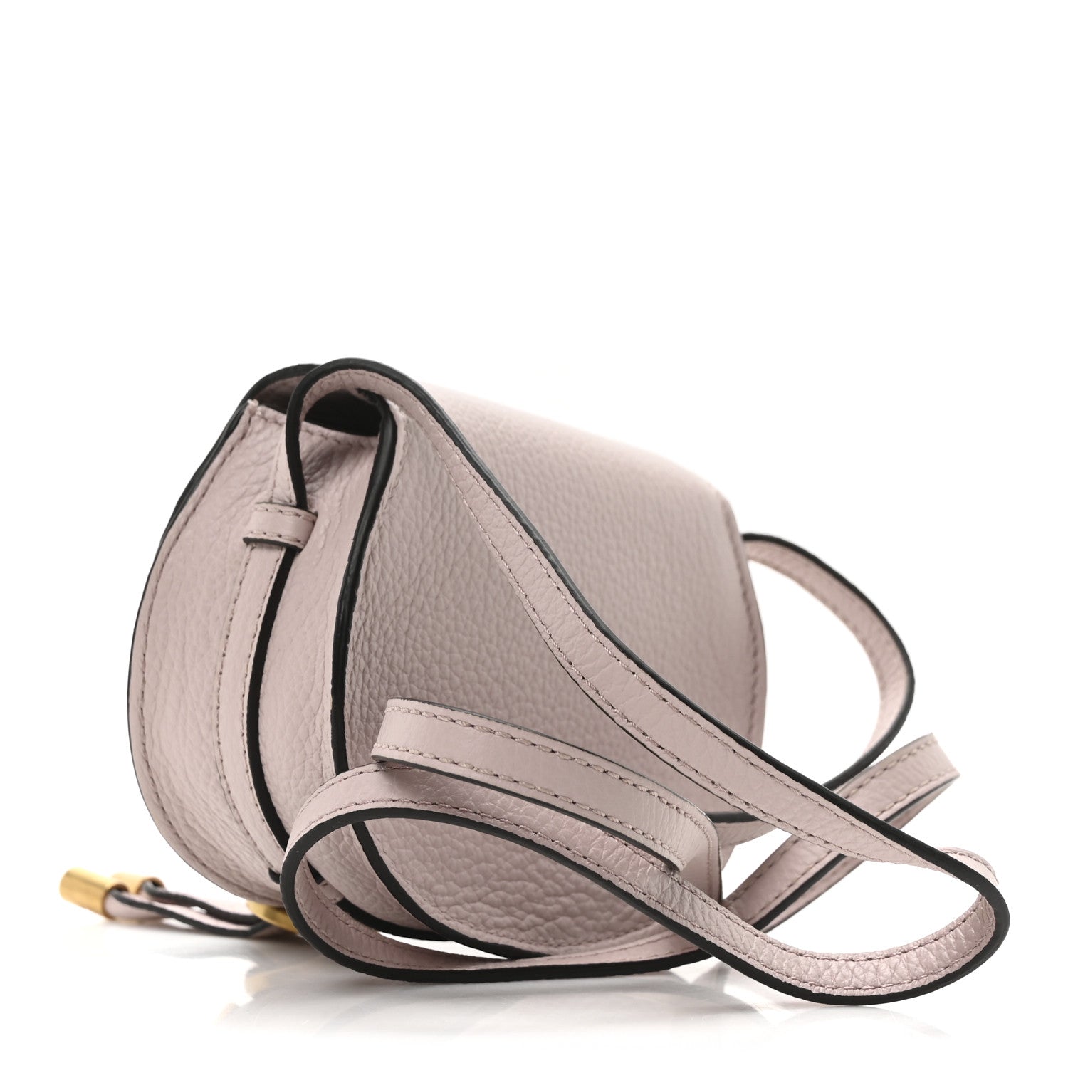 Chloe Calfskin Nano Marcie Saddle Bag Misty Lavender 3 of 9