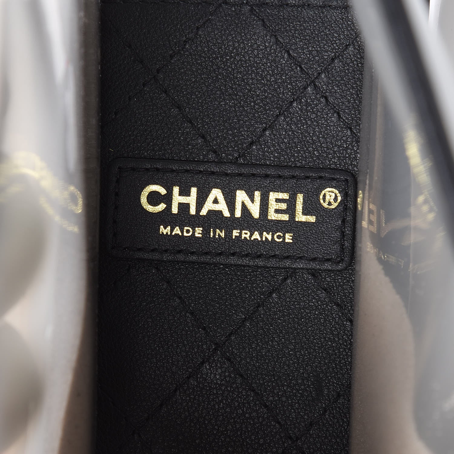 Chanel Lambskin PVC Sand By The Sea Flap With Pearl Strap Black 6 of 10