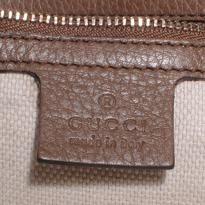 Gucci Pebbled Calfskin Medium Soho Chain Shoulder Bag Maple Brown 6 of 7