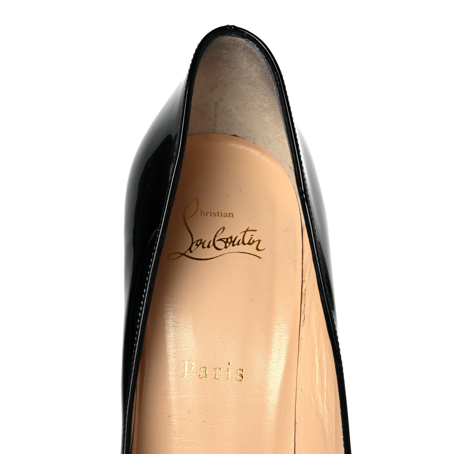 Christian Louboutin Patent Pigalle Follies 100 Pumps 40 Black 7 of 8