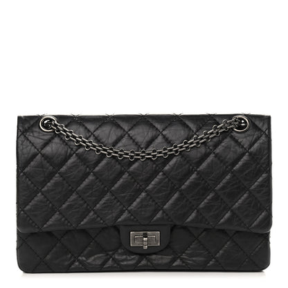 Chanel Aged Calfskin Quilted 2.55 Reissue 226 Flap Black 1 of 12