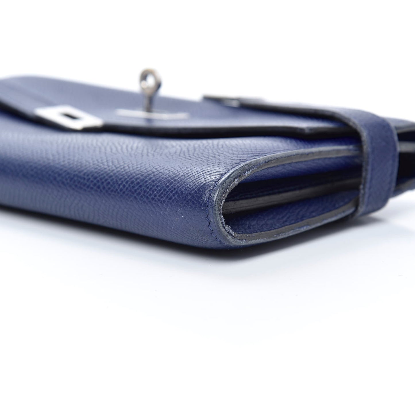 Epsom Kelly Longue Wallet Bleu Electrique