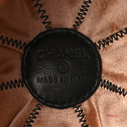 Chanel Lambskin Satin Reversible Mini Sac Cordon Black Peach 6 of 10