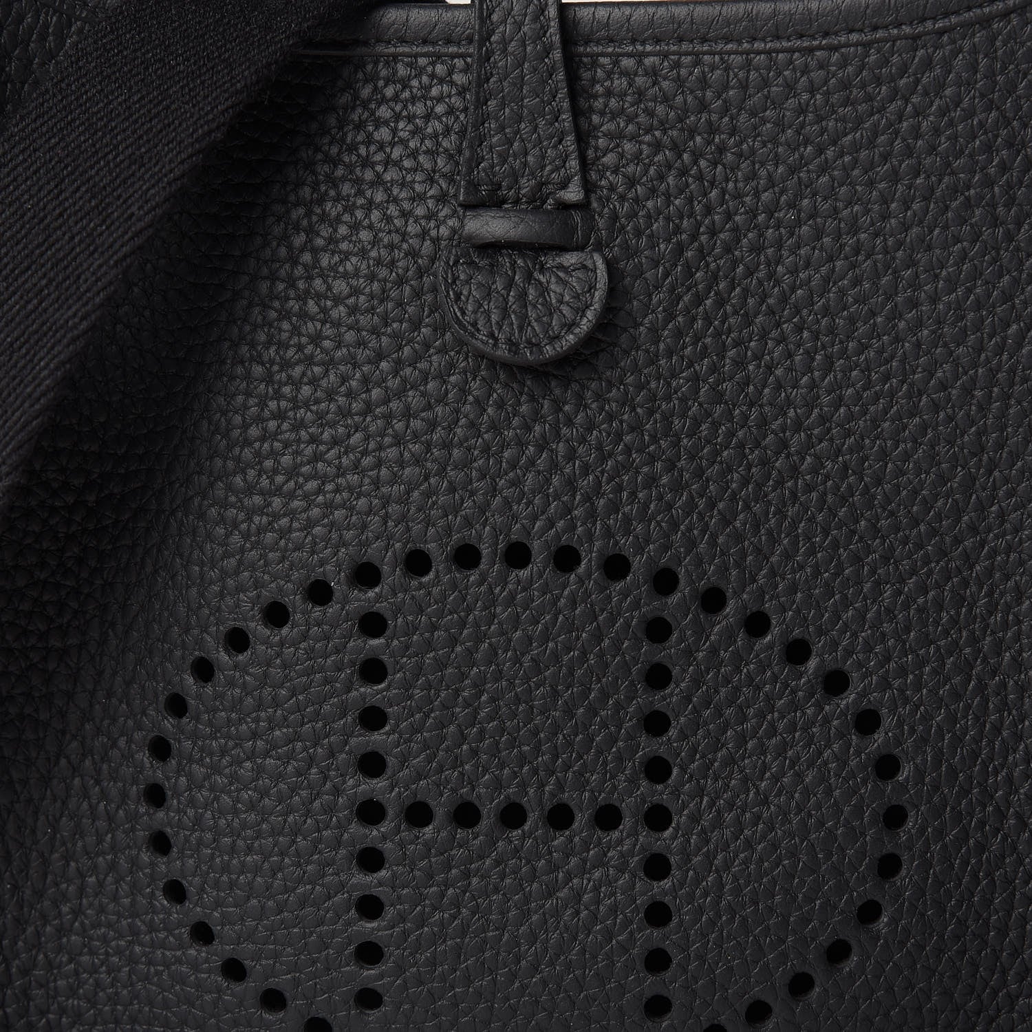 Hermes Taurillon Clemence Evelyne TPM Black 6 of 11
