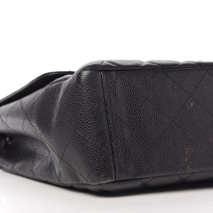 Chanel Caviar Quilted Maxi Single Flap Black 6 of 11