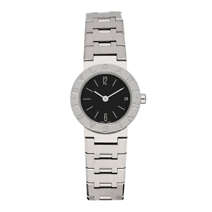 Bulgari Stainless Steel 23mm Quartz Watch Black 1 of 4
