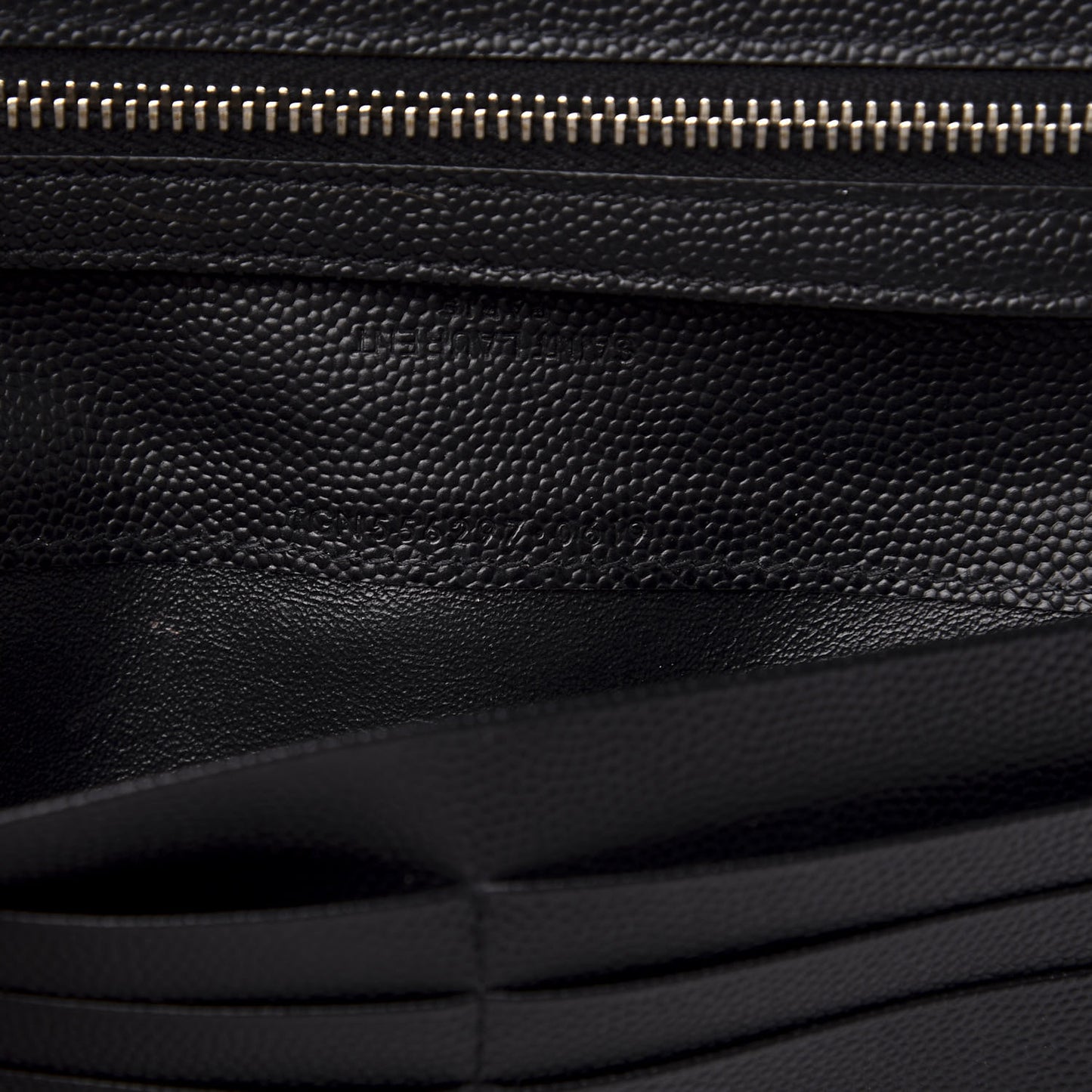Grain De Poudre Foldover Logo Wallet Black