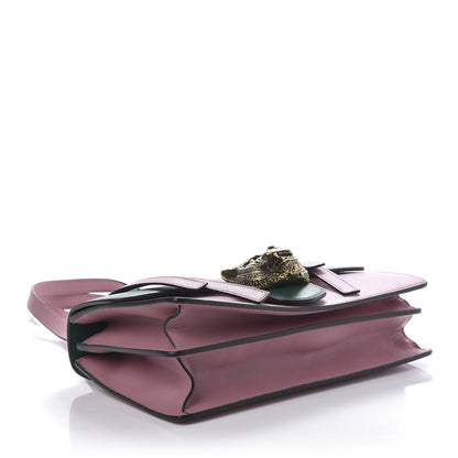 Gucci Calfskin Animalier Shoulder Bag Green Pink 4 of 10