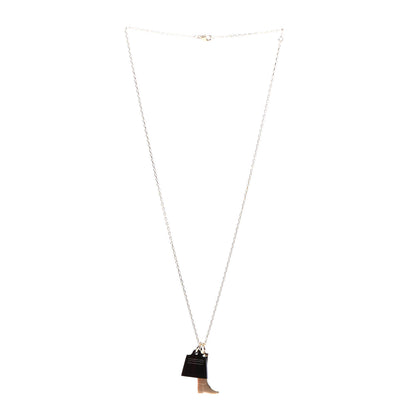 Hermes Permabrass Buffalo Horn Amulette Maroquinier PM Pendant Necklace 2 of 4