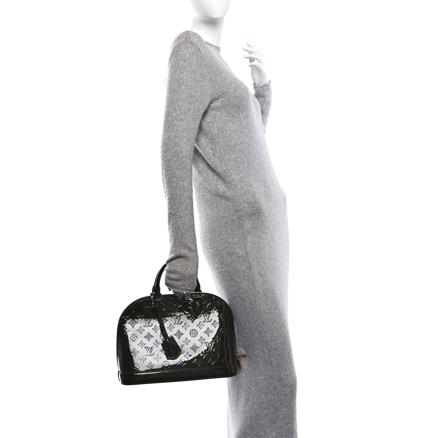 Louis Vuitton Vernis Alma PM Terre D'Ombre 2 of 9