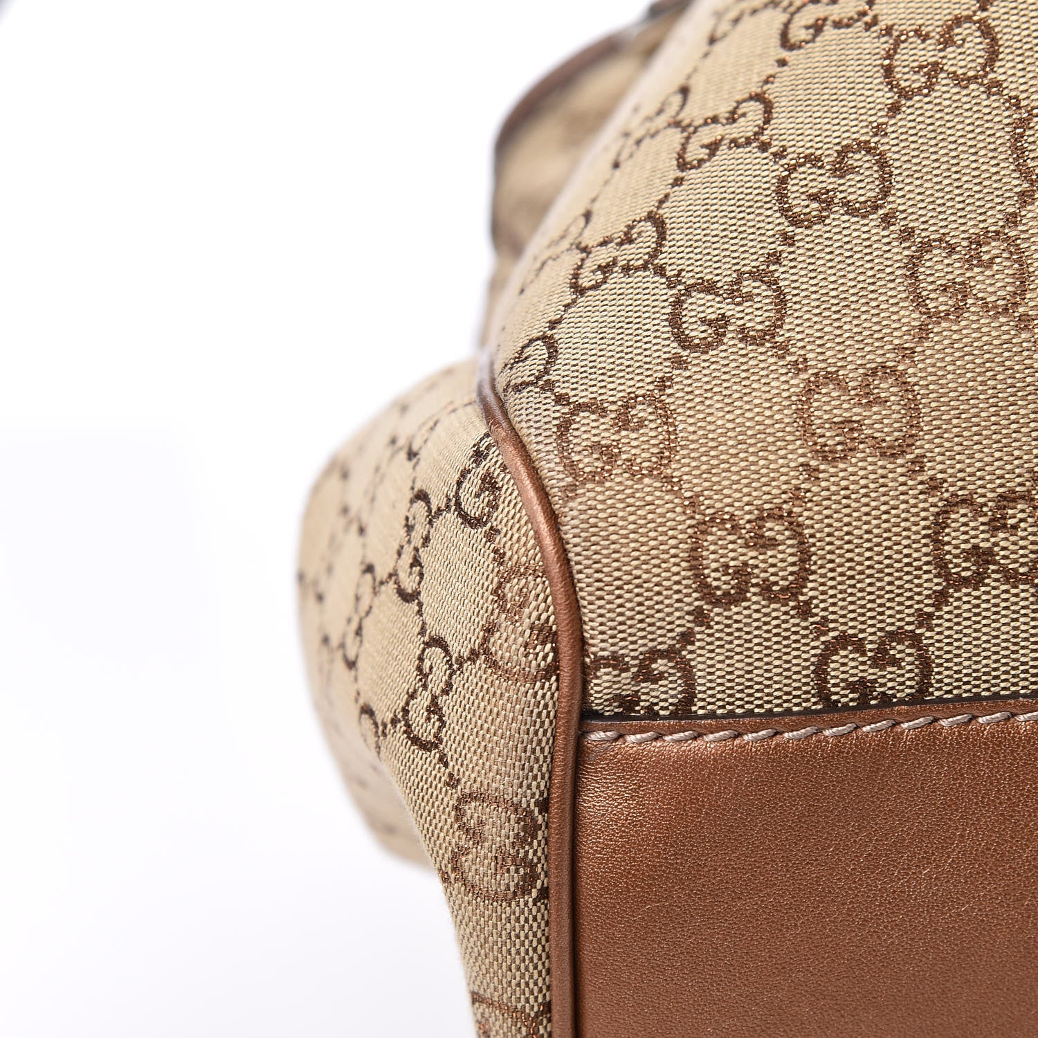 Gucci Monogram Large Sukey Tote Bronze 12 of 16