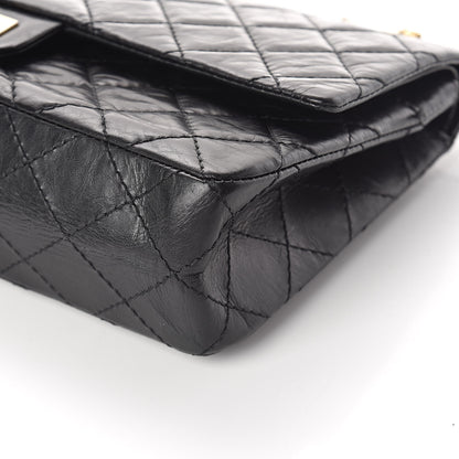 Chanel Aged Calfskin Quilted 50th Anniversary 2.55 Reissue 226 Flap Black 13 of 18