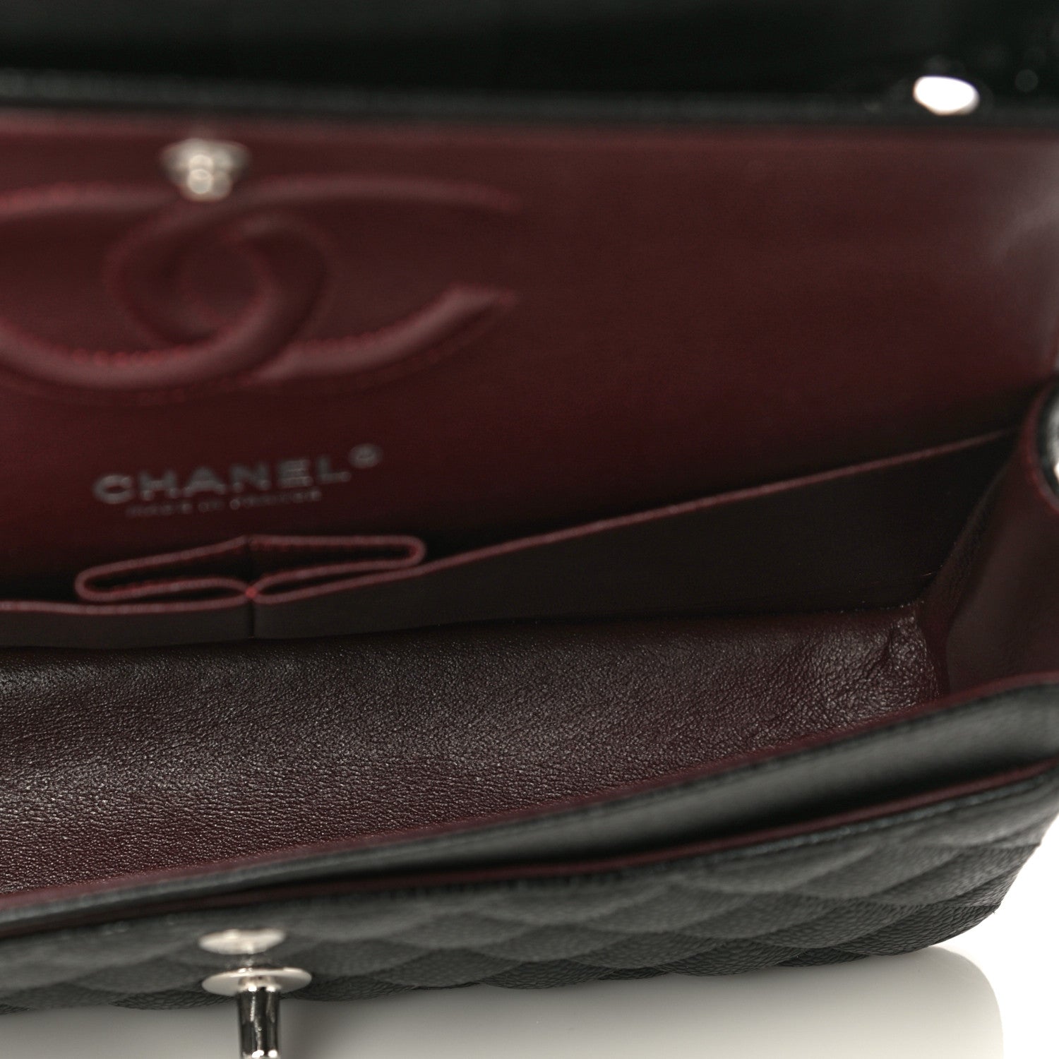 Chanel Caviar Quilted Medium Double Flap Black 5 of 12