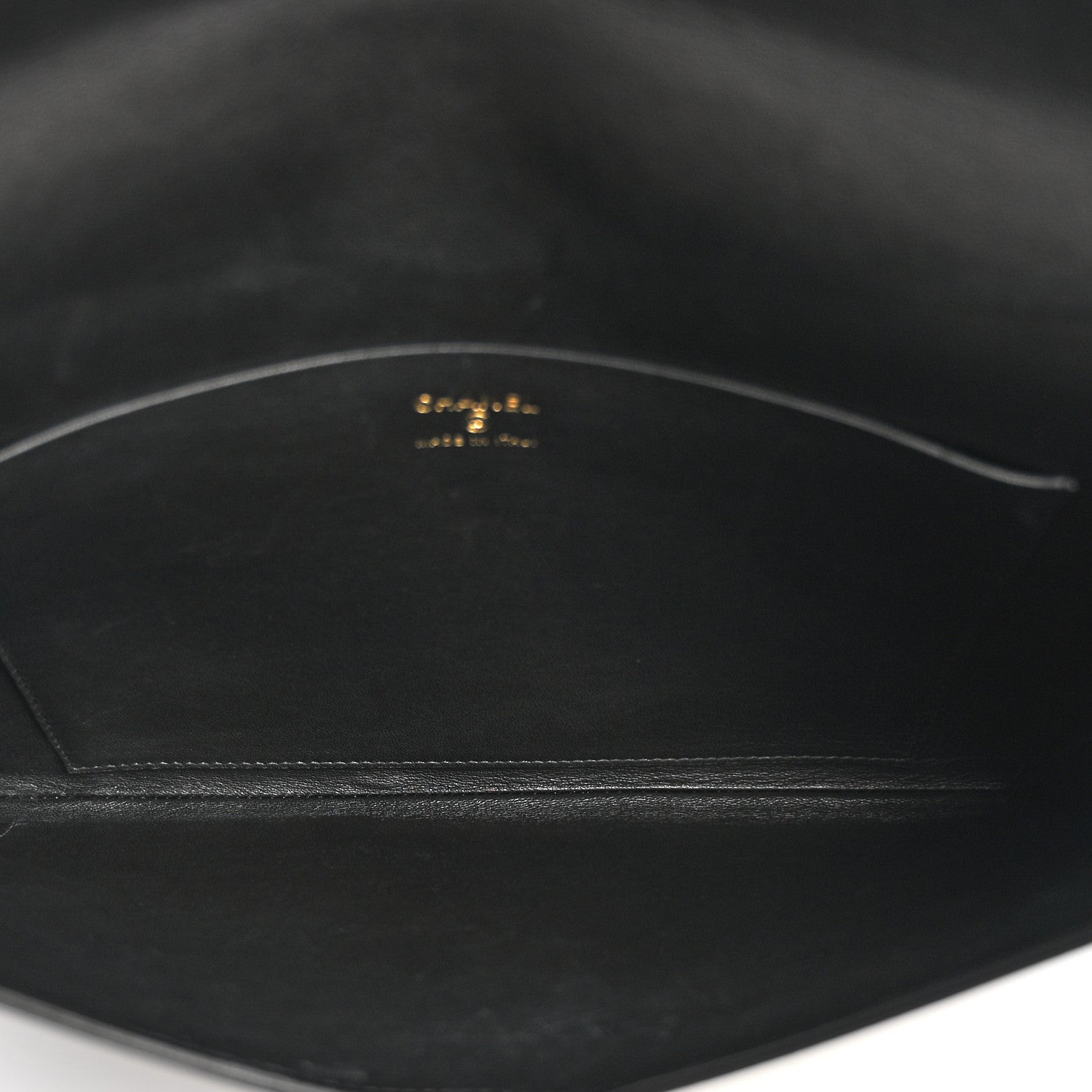 Chanel Lambskin Cocomail Envelope Clutch Black Light Gold 5 of 8
