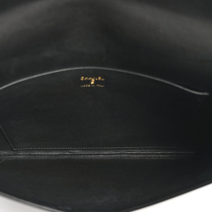 Chanel Lambskin Cocomail Envelope Clutch Black Light Gold 5 of 8