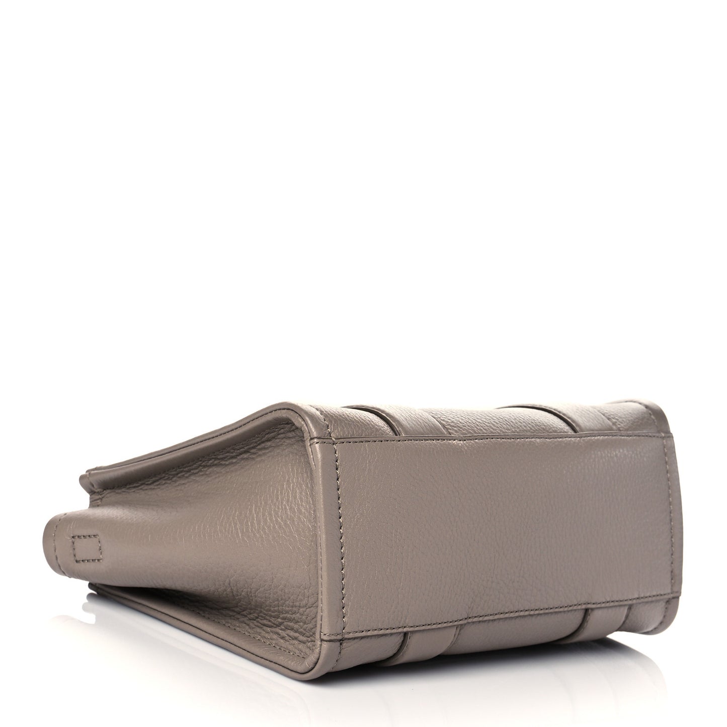 Grained Calfskin Small The Tote Bag Taupe